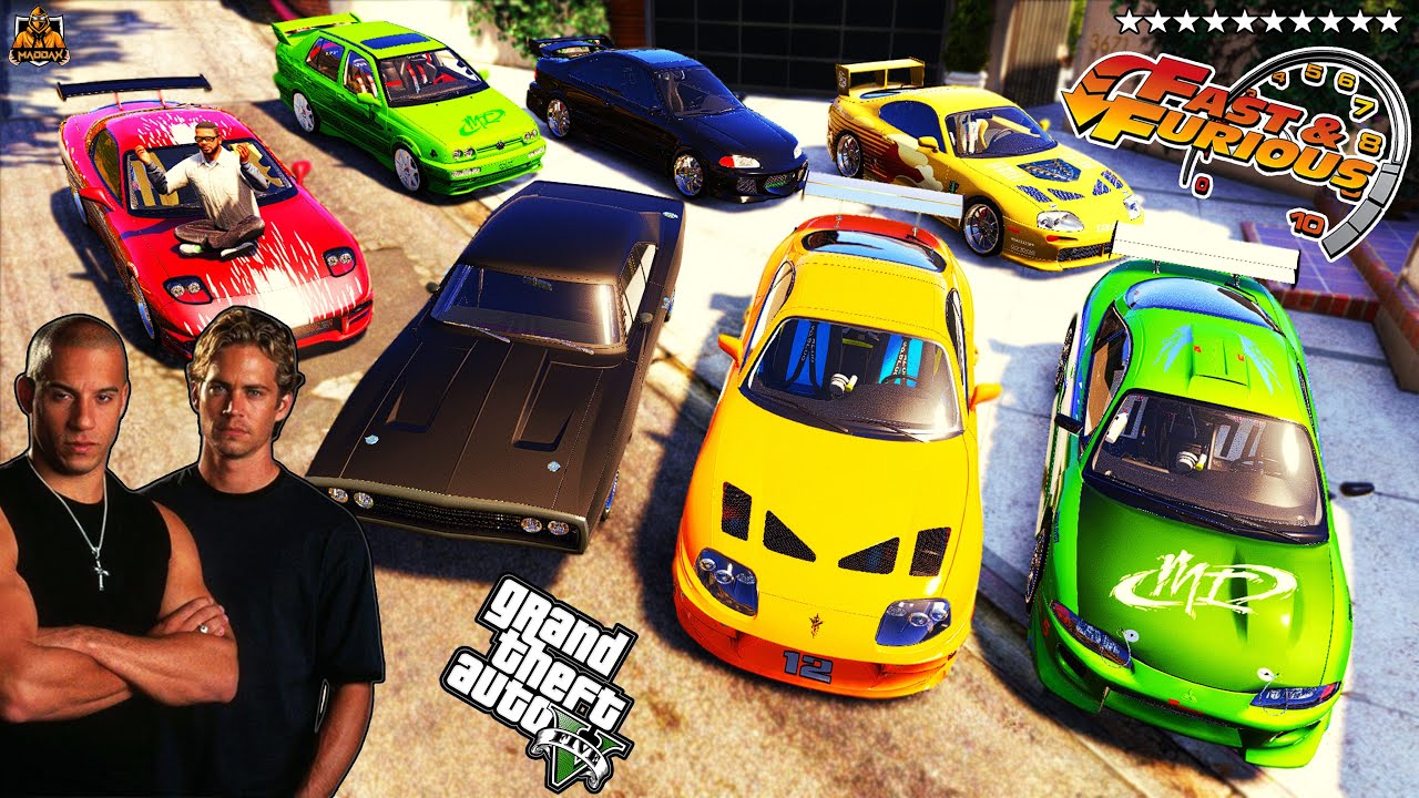 Franklin Steal The Fast & The Furious 1 Cars!