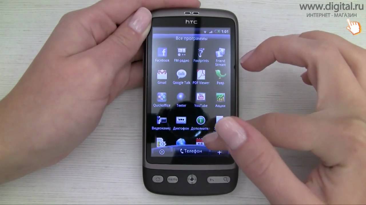 Видеообзор HTC Desire
