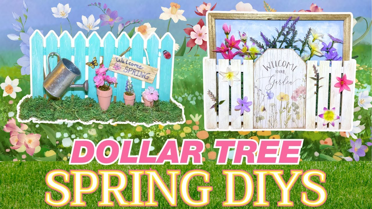 🌸 7 Fabulous SPRING Dollar Tree Crafts You&rsquo;ll Want to Make! 🌼 2025 DIYS