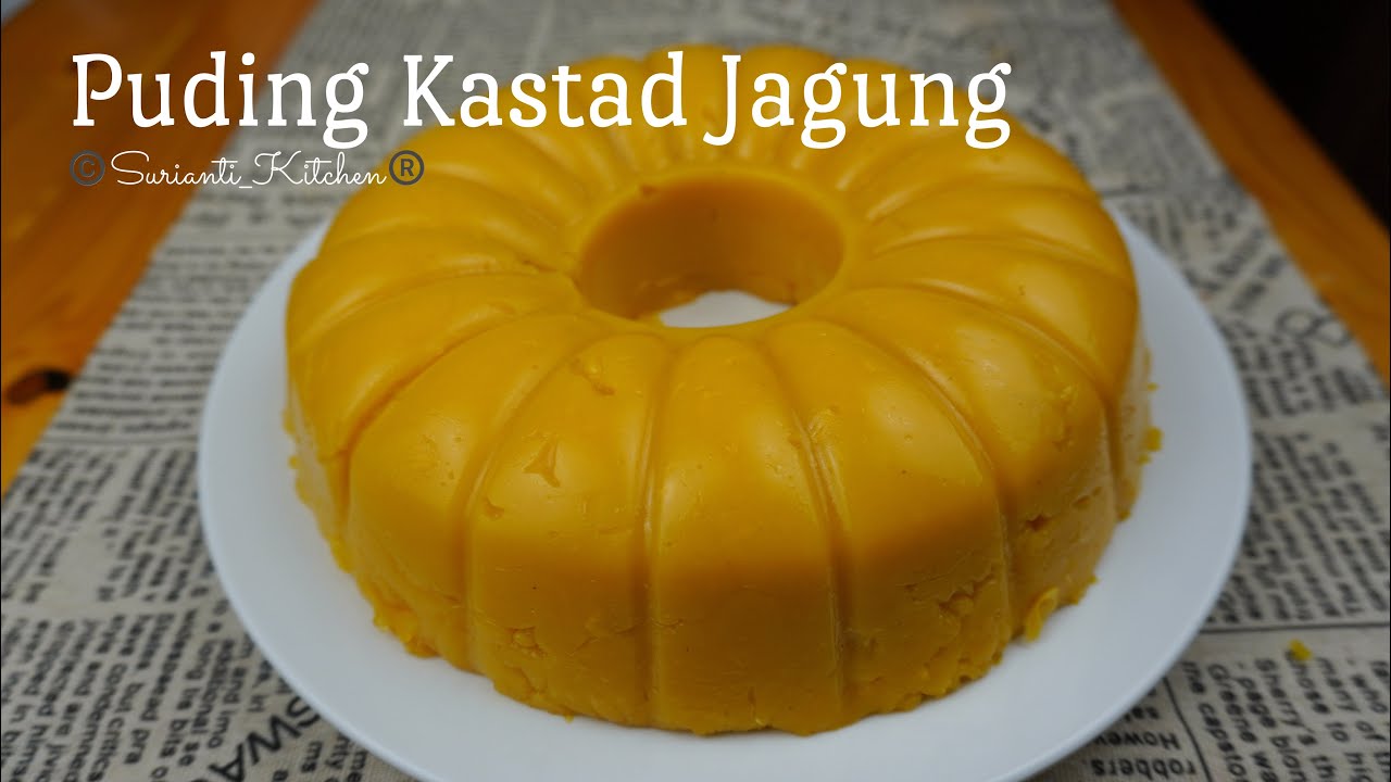 Puding Kastad Jagung paling mudah