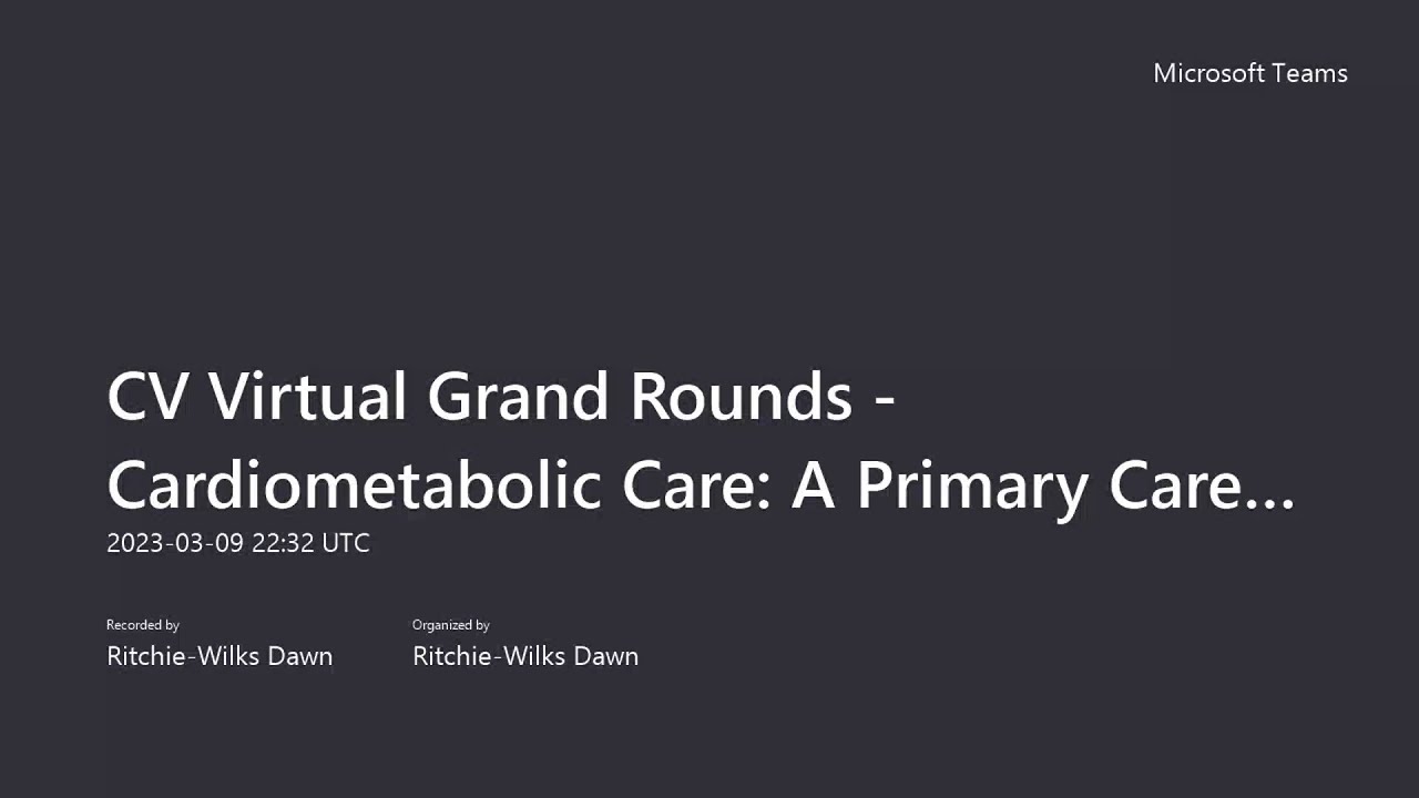 Cardiometabolic Care: A Primary Care Collaboration in a Rural Setting