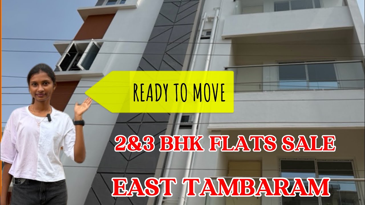 Just ₹10L Down Payment | 2BHK & 3BHK Flats in East Tambaram Near Bus Stand | From ₹77L
