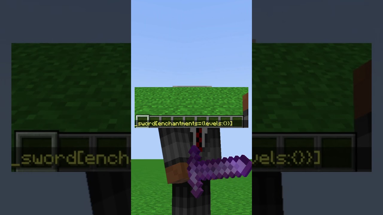 How To Get a Sharpness 1000 Sword in Minecraft 🗡️ #shorts