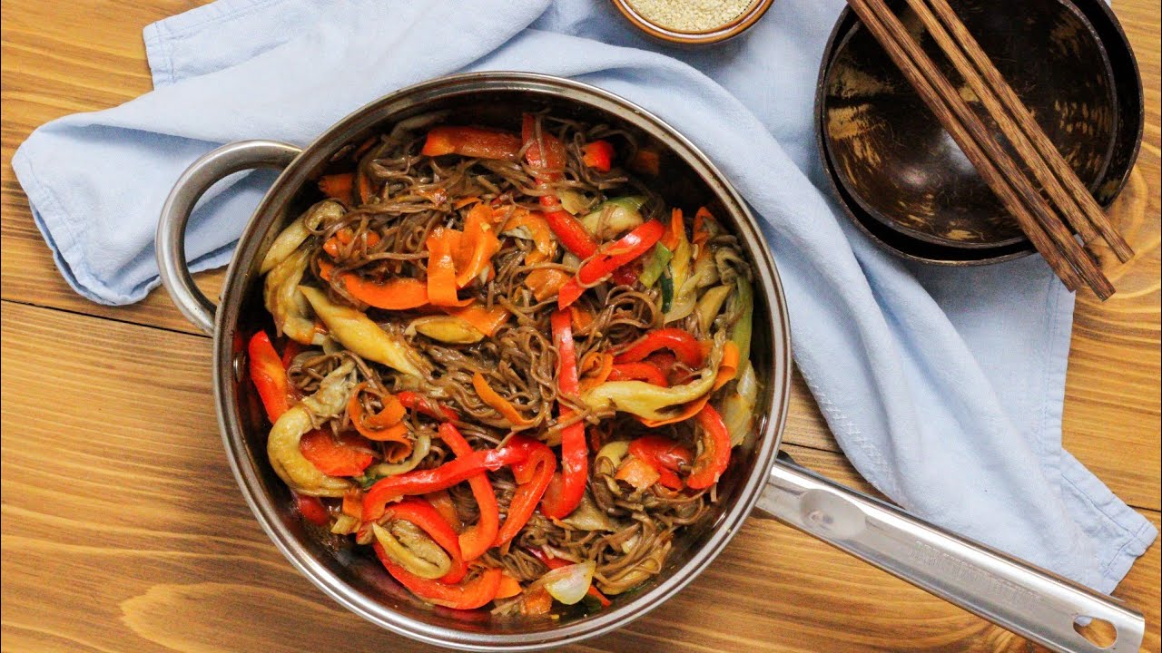 Noodles cu Legume || Stir-fry cu Noodles si Legume || Reteta Chinezeasca  &bull; Tasty Crafts