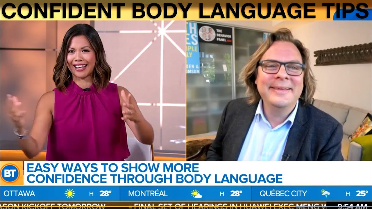 BODY LANGUAGE TIPS FOR CONFIDENCE: How To Be More Confident at Work & Socially
