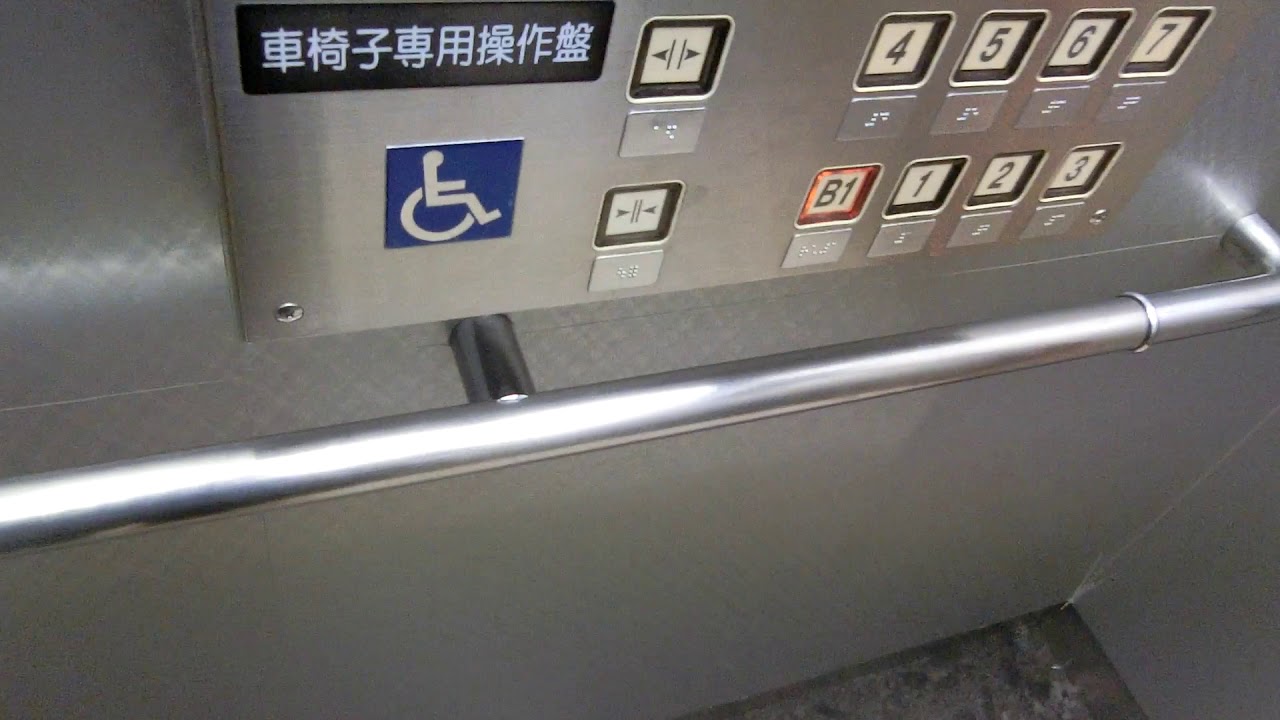 京阪モールホテル館の店舗用エレベーターPart1-1（2号機）