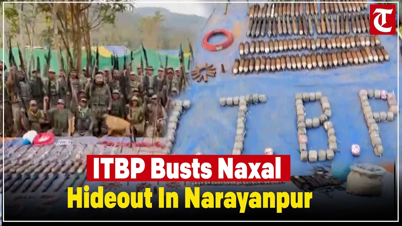 ITBP 53rd Battalion Recovers Arms in ADP Operation at Narayanpur, Chhattisgarh
