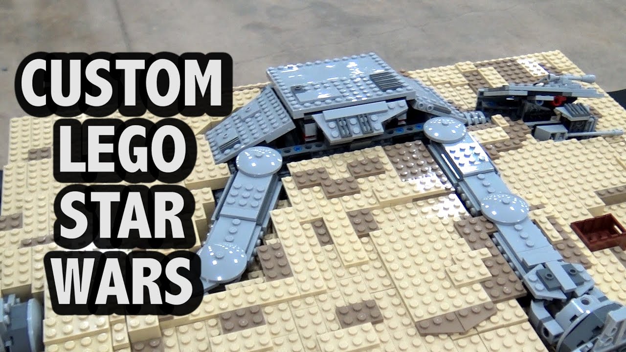 LEGO Rey's Home AT-AT / Cantina from Star Wars