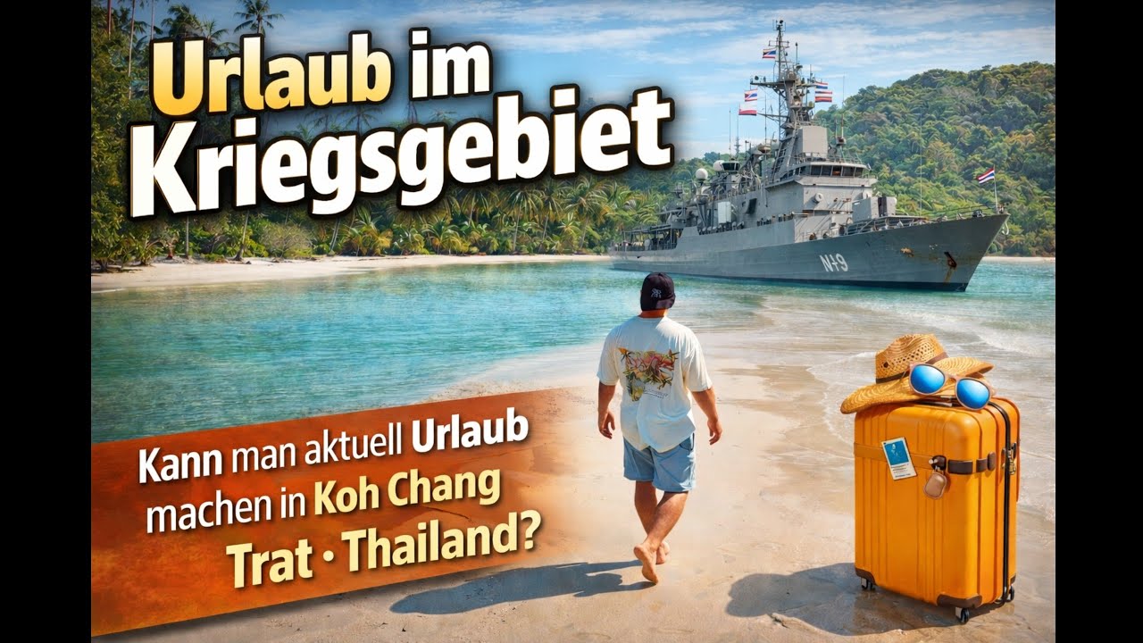 Aktuell auf Koh Chang Thailand 🇹🇭 bekommt man etwas mit vom Krieg ?  Vlog 1 - #undlos 🇹🇭