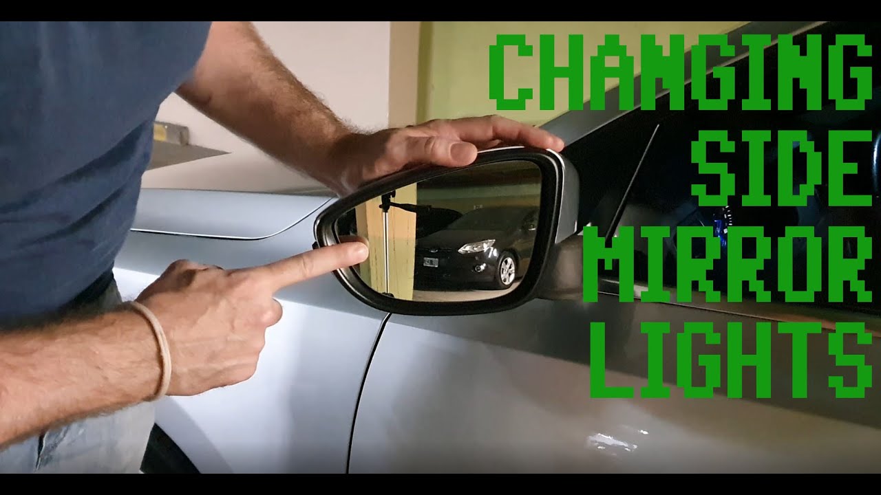 VW jetta / Vento Changing Side Mirror Lights / Cambiando luces de espejos laterales led