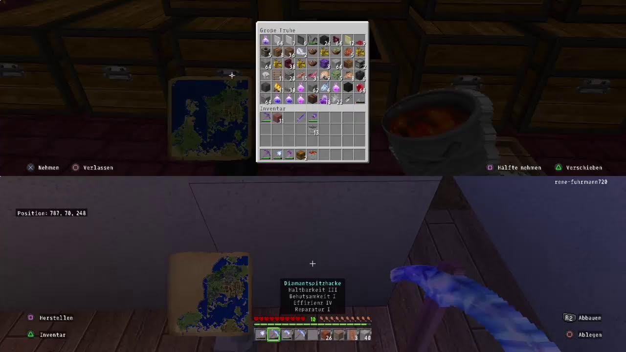 Padmann85 Live auf der PS4: Minecraft chill stream