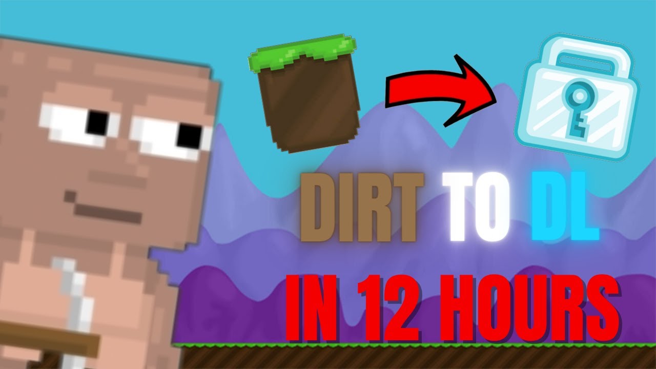 DIRT TO DIAMOND LOCK IN 12 HOURS!?!? 🤑 (NO BFG!!! INSANE PROFIT!!!) | Growtopia How To Get Rich