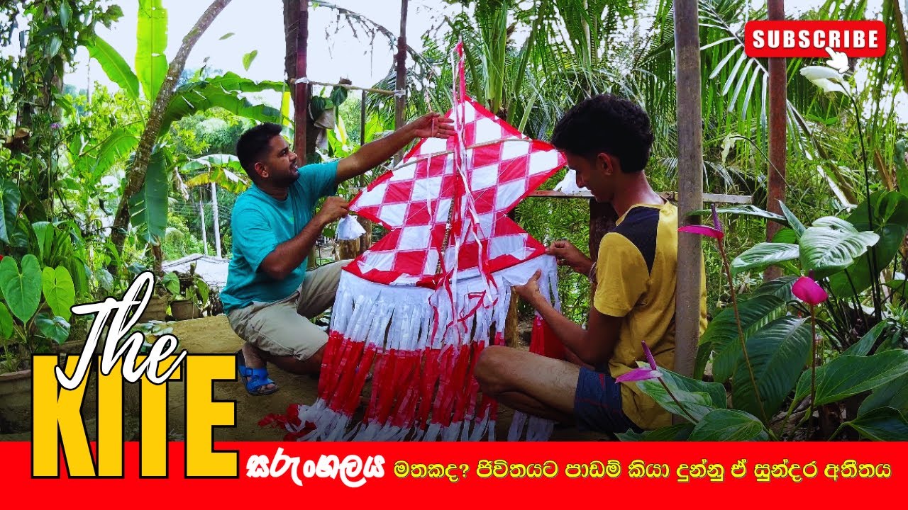 The Kite | සරුංගලය🪁 - මතකද? ජිවිතයට පාඩම් කියා දුන්නු ඒ සුන්දර අතීතය 😇 #nature #diy #trending #viral