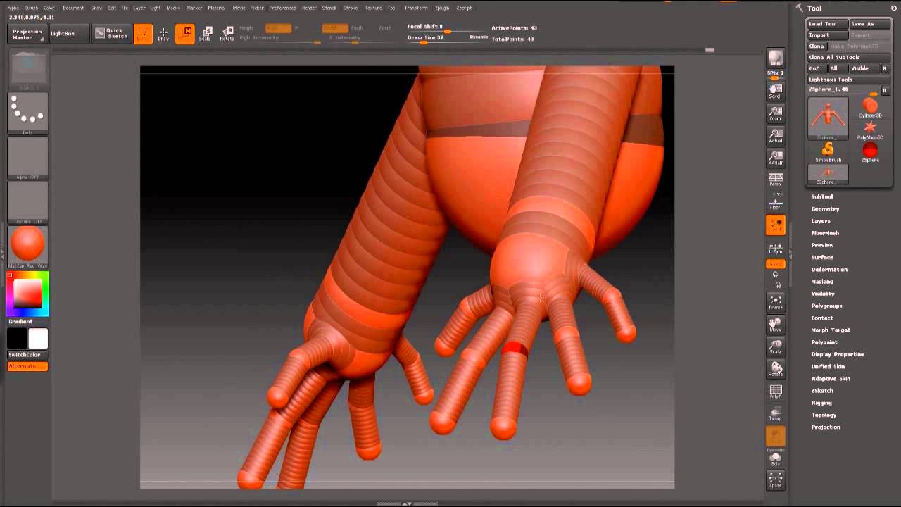 Zbrush Zsphere Tutorial Character