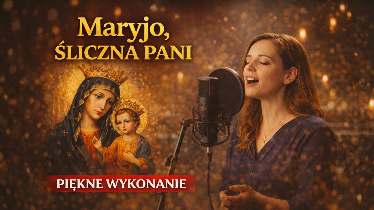 MARYJO ŚLICZNA PANI – PRZEPIĘKNE WOKALNE WYKONANIE | Poruszająca Modlitwa Śpiewem