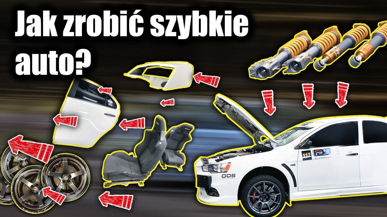 Mitsubishi EVO X 450 KM Budowa szybkiego Lancera  - Grupa Rajdowy Felix