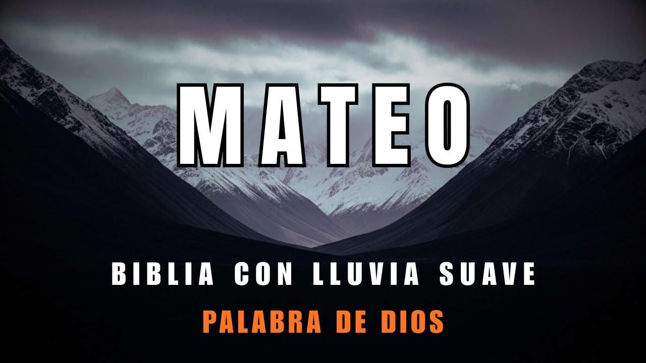 Dormir Profundamente con MATEO – Biblia Hablada con Piano y Lluvia Suave