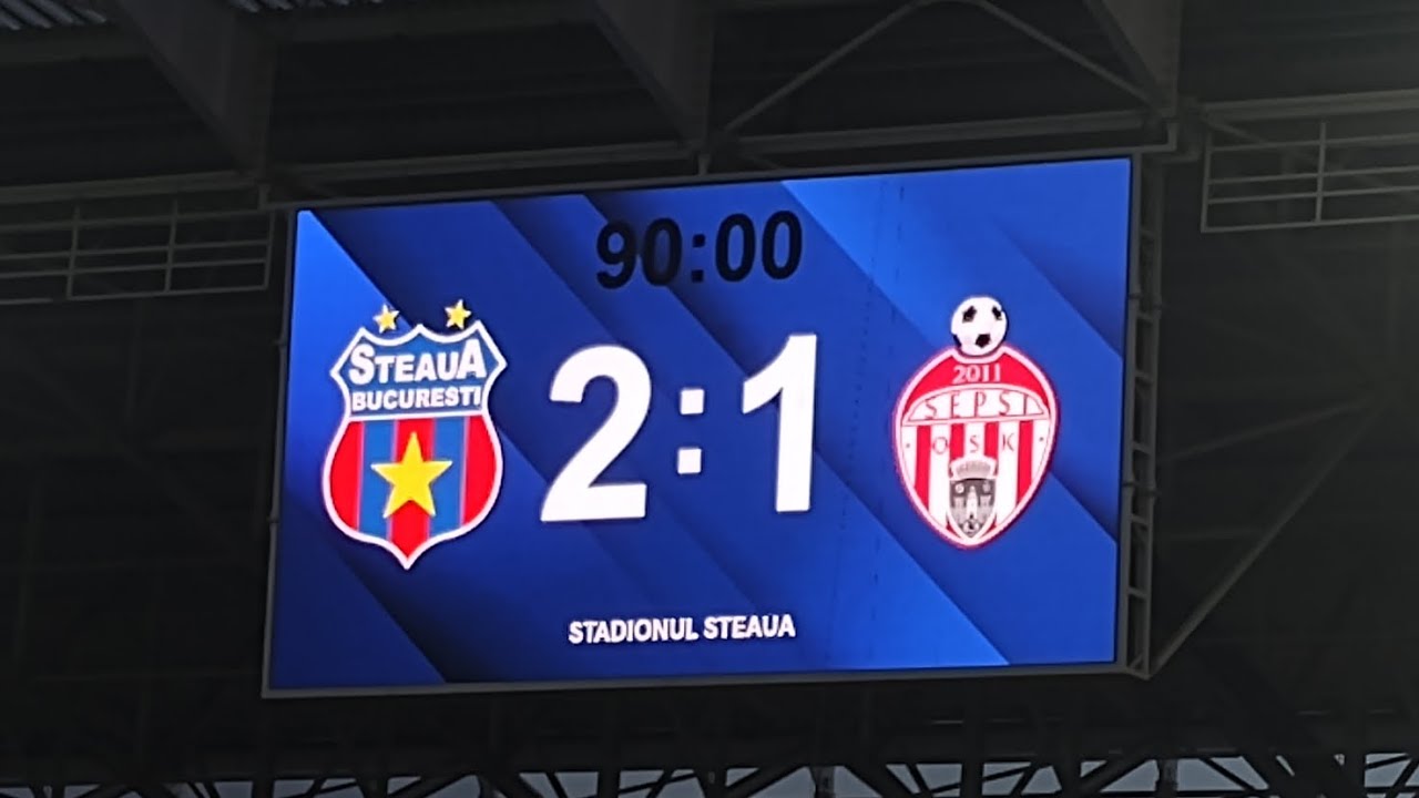 Rezumat la meciul cu Steaua și Sepsi Sf Gheorghe OSK 👍❤️💙