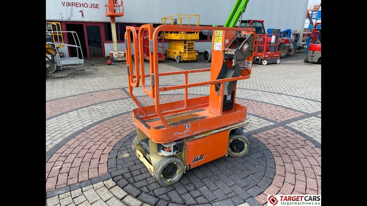 779721 JLG 1230ES VERTICAL MAST AERIAL WORK LIFT PLATFORM 2016 566CM 020027422 231HRS CE DEFECT