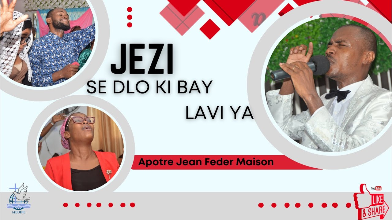 Jezi Se dlo ki bay Lavi ya, Depi lèm Bwè Dlo sa Mpa Janm Swaf ankò |Apotre Jean Feder Maison.