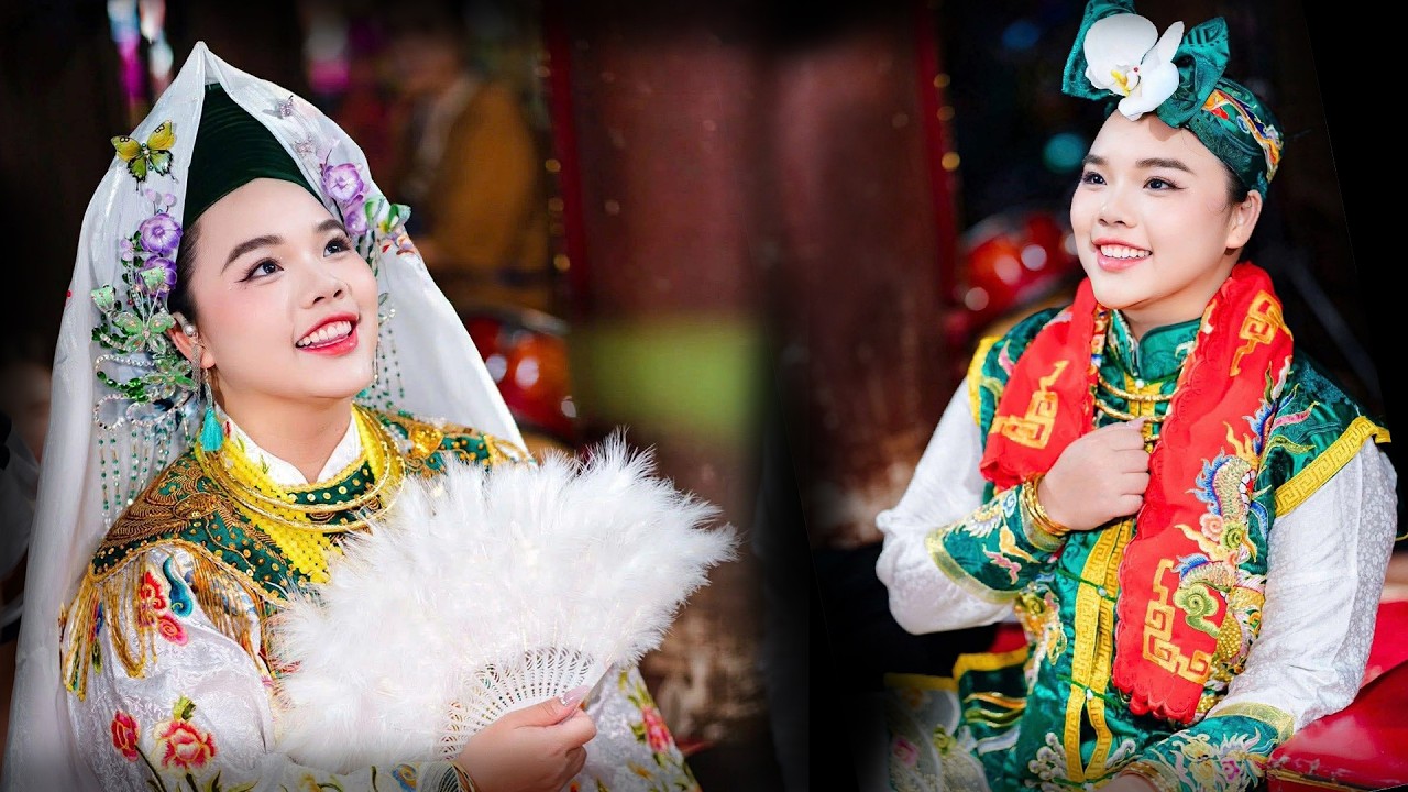 Lễ hầu tạ ơn hồng ân tiên thánh, Thanh đồng: HÀ THỊ HOÀN loan giá tại đền Cô Chín Giếng