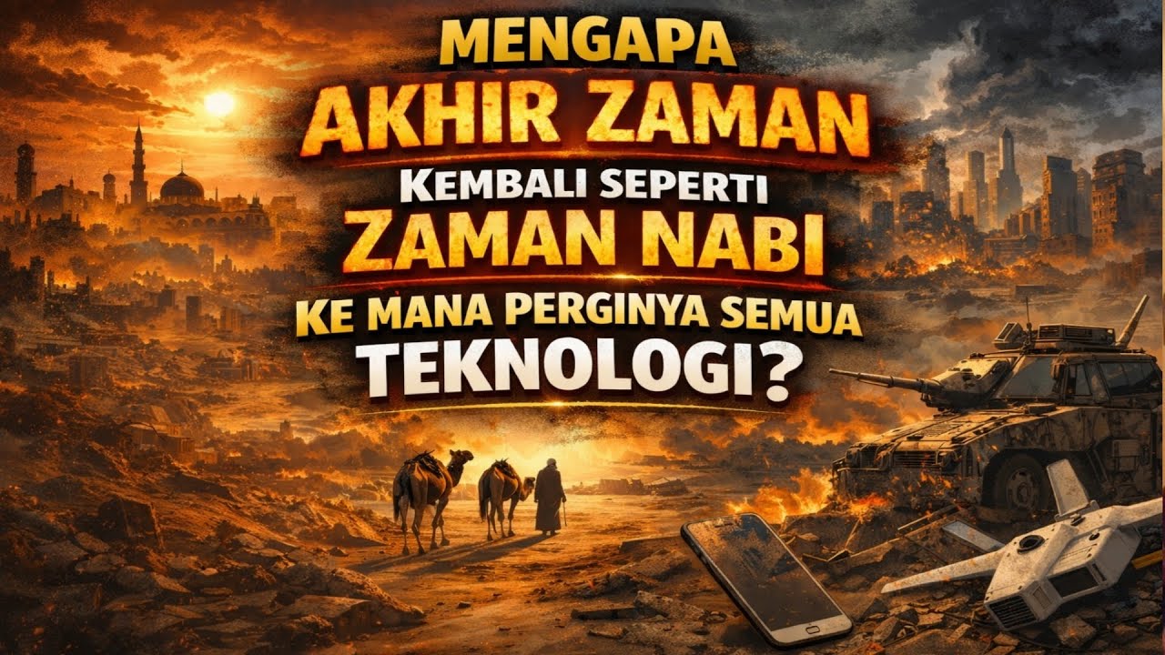 MENGAPA AKHIR ZAMAN KEMBALI SEPERTI ZAMAN NABI | KEMANA SEMUA TEKNOLOGI?