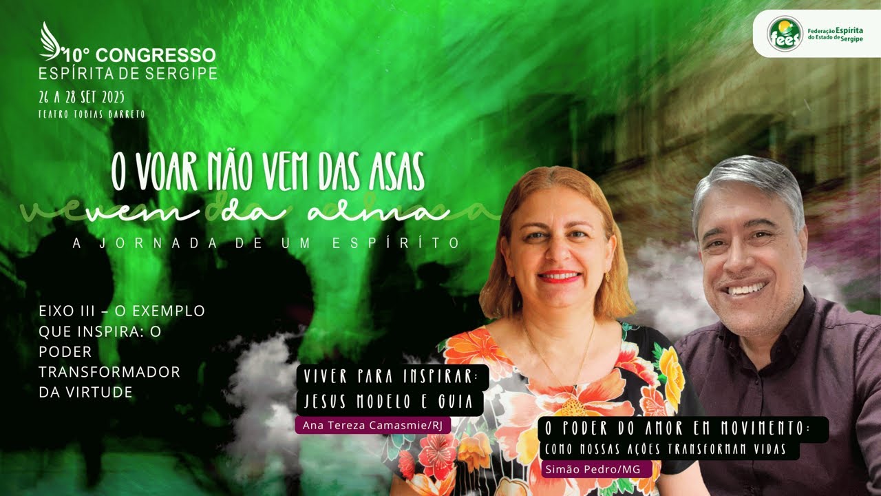 05) Sim&atilde;o Pedro e Ana Tereza Camasmie | 10&ordm; Congresso Esp&iacute;rita de Sergipe