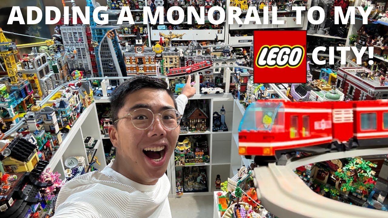 Добавляю монорельсовую дорогу в свой LEGO-город!