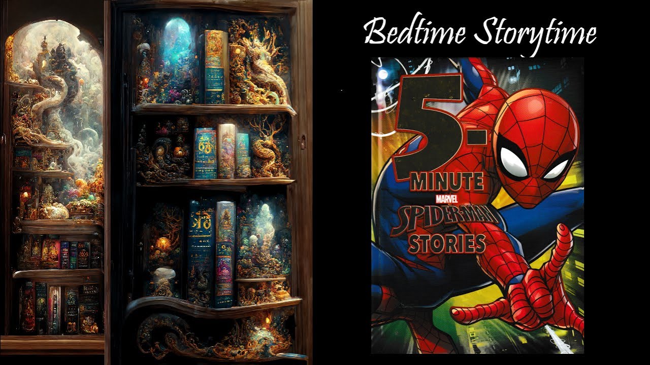 5 min Marvel Spiderman Stories (1-12) | The Story of Spiderman | Read Aloud Bedtime Stories for Kids