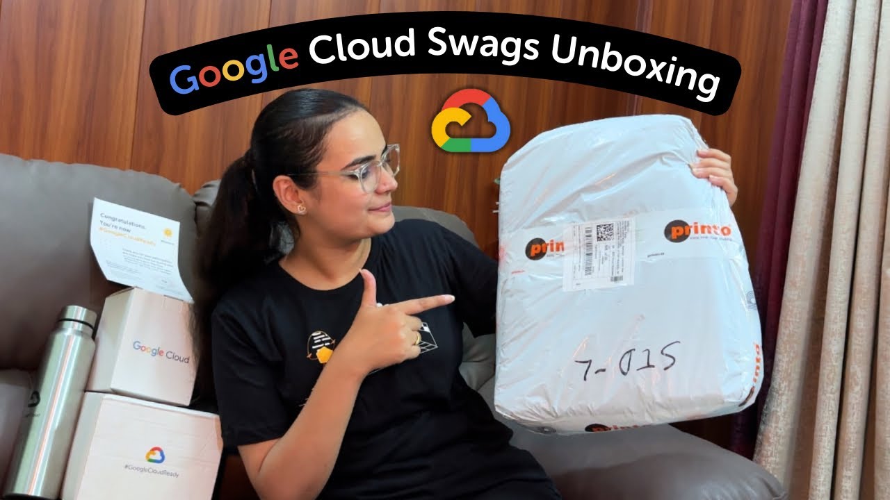 Google Cloud Arcade Swags Unboxing | Arcade 2024 | Google