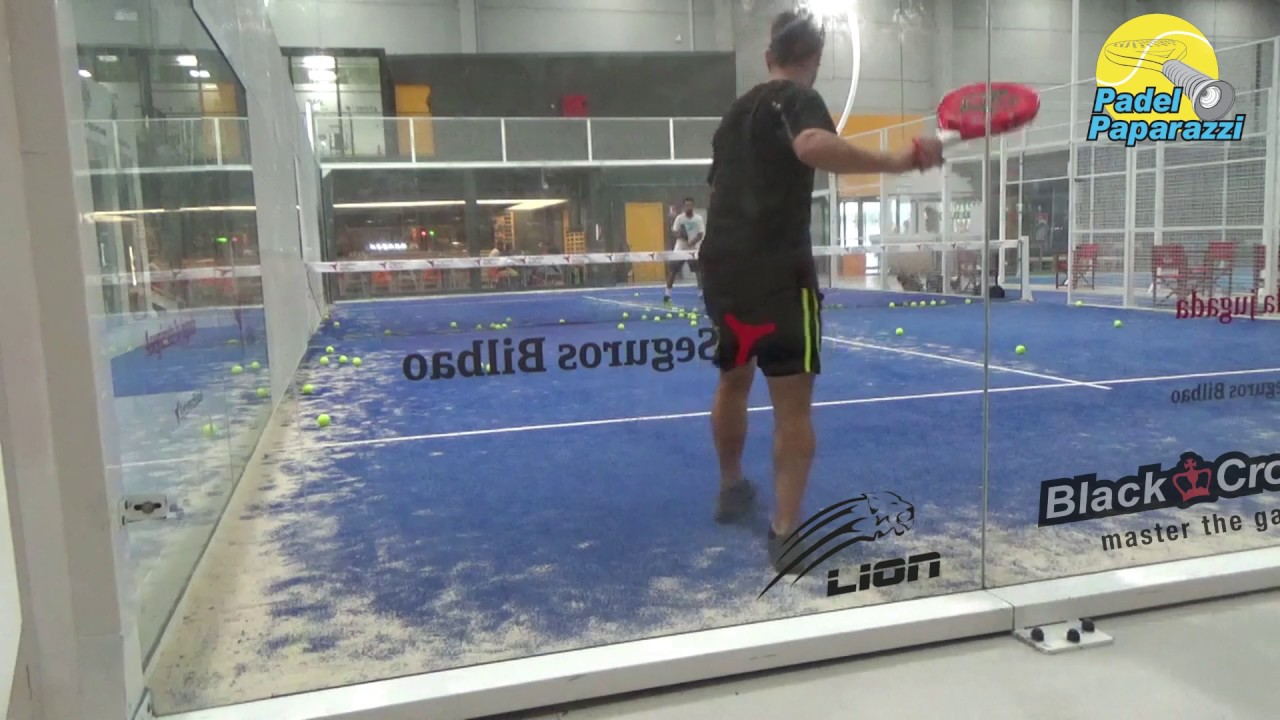 Guille Closa entrenando con David Luque