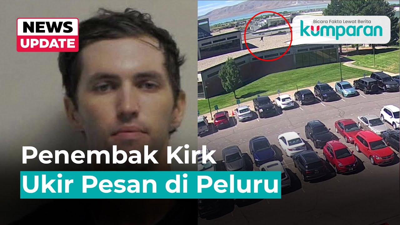 Penembak Mati 'Charlie Kirk Pendukung Trump' Ukir Pesan di Peluru