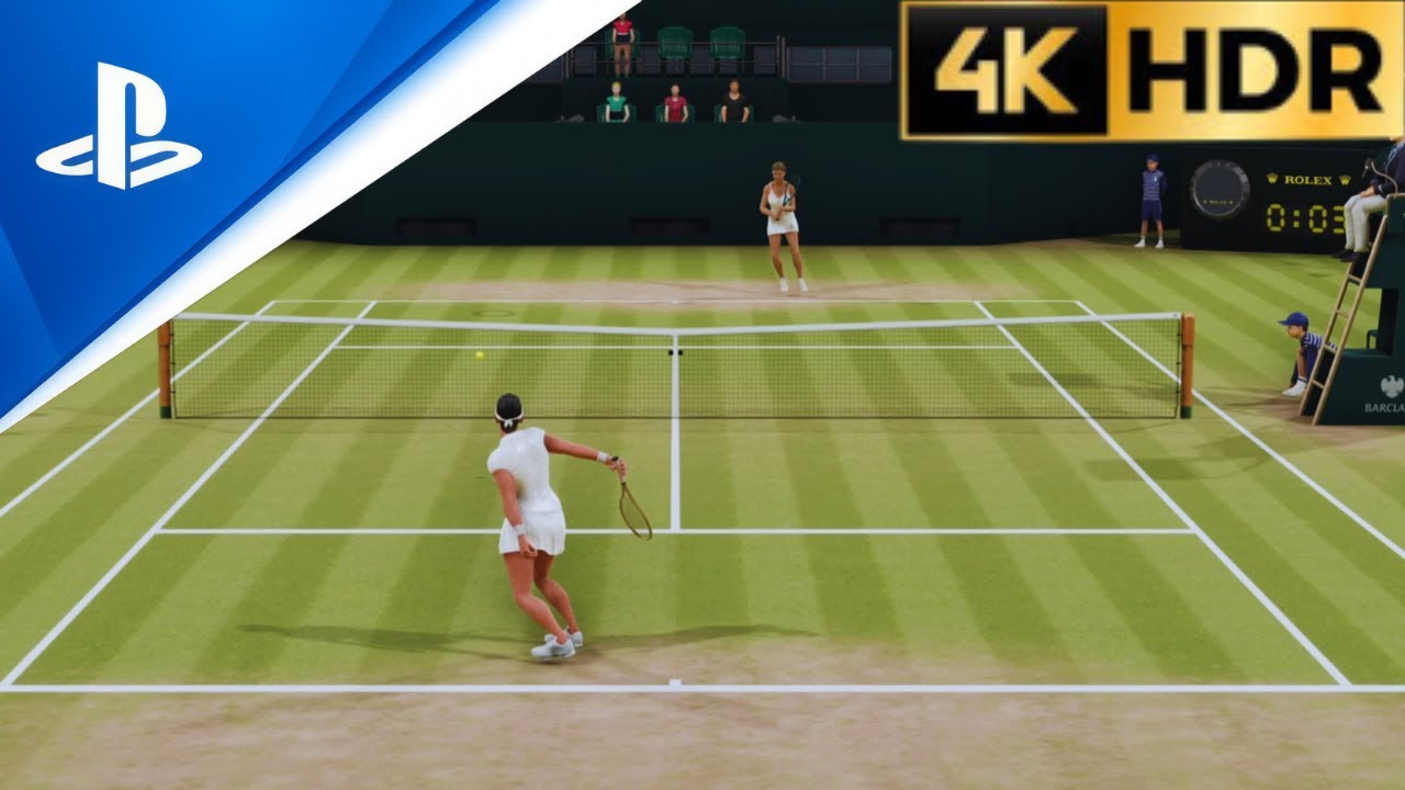 Tennis Elbow 4 – Jabeur vs Sabalenka | Amazing New Shot Update Showcase (4K 60FPS)