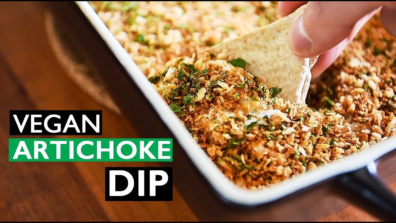 SUPER BOWL SNACK IDEA!!!  Vegan Artichoke Dip Recipe!