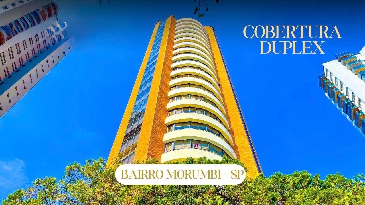 COBERTURA DUPLEX LUXO NO BAIRRO MORUMBI EM SÃO PAULO