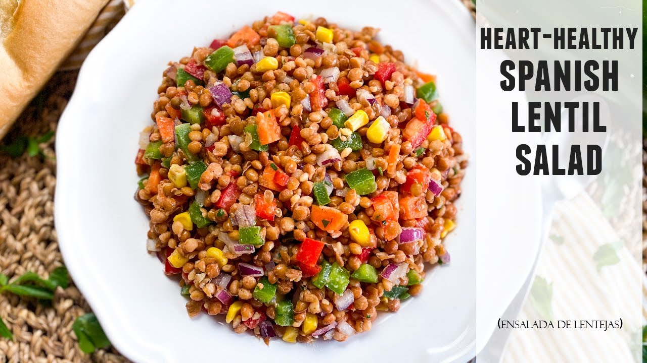 The Lentil Salad you NEED in your LIFE | Spanish Ensalada de Lentejas Recipe