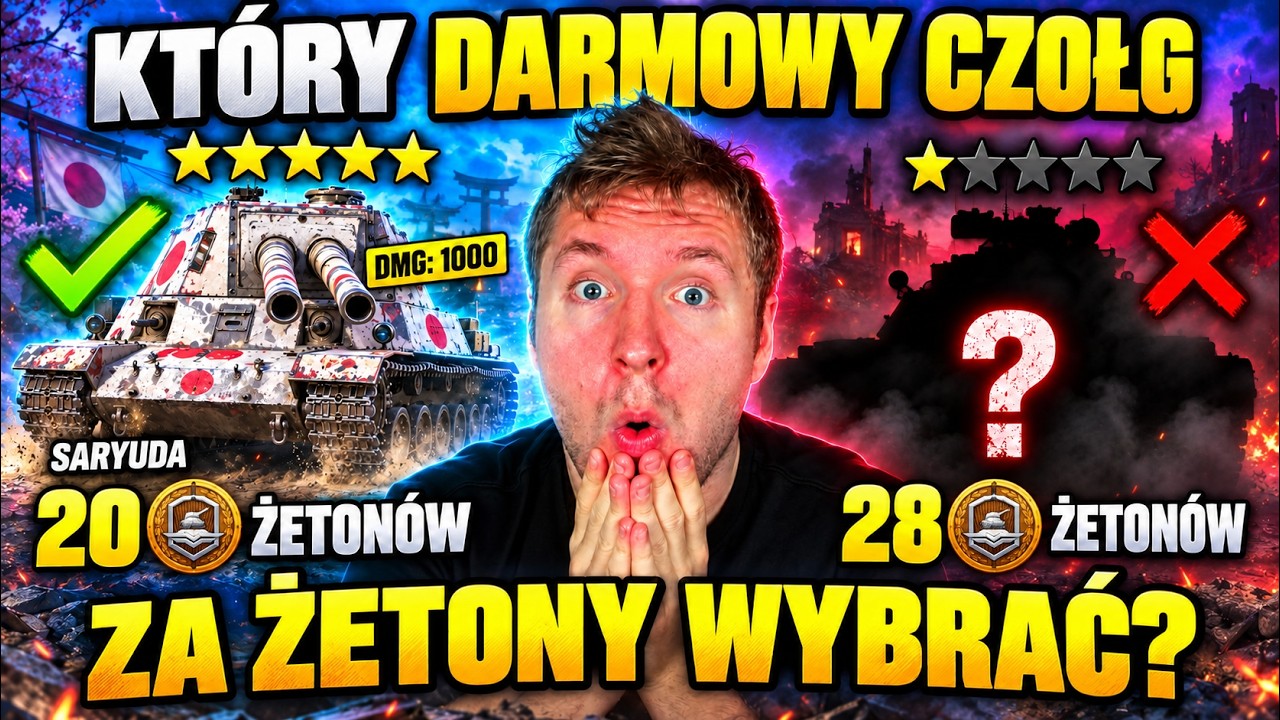 KT&Oacute;RY DARMOWY CZOŁG 9 TIERU za ŻETONY PRZEPUSTKI WYBRAĆ? POMOGĘ CI!