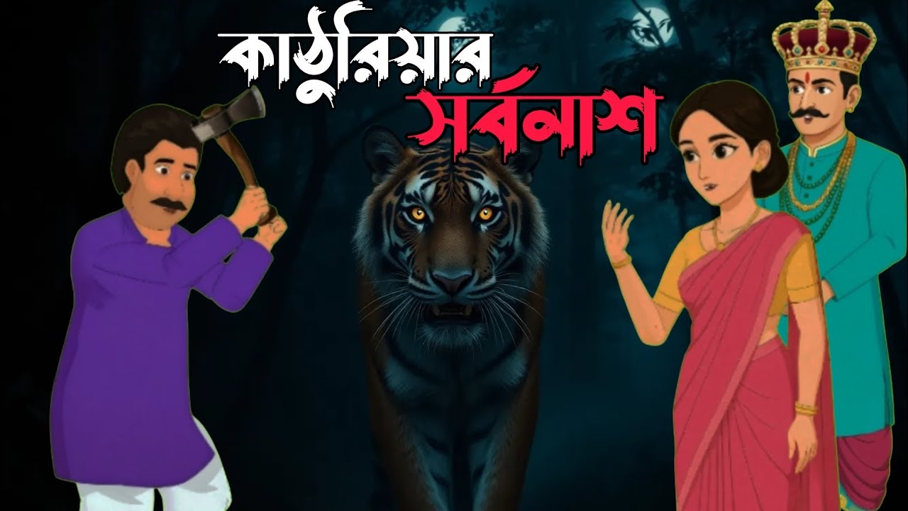 কাঠুরিয়া সর্বনাশ 😟#কাঠুরিয়া_সর্বনাশ    #CartoonVideo   #FairyTaleBangla  #BanglaAnimation