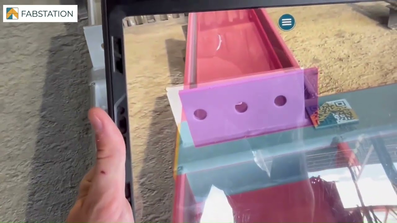 Fabstation: 3D overlay of assemblies using AR
