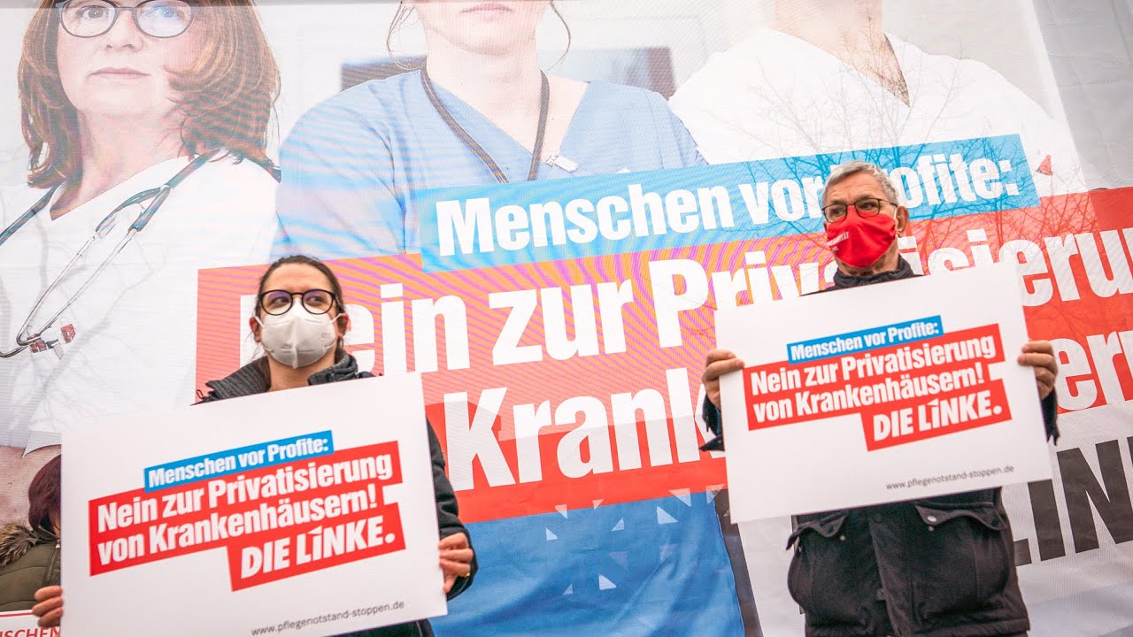 Menschen vor Profite: Nein zur Privatisierung von Krankenh&auml;usern!