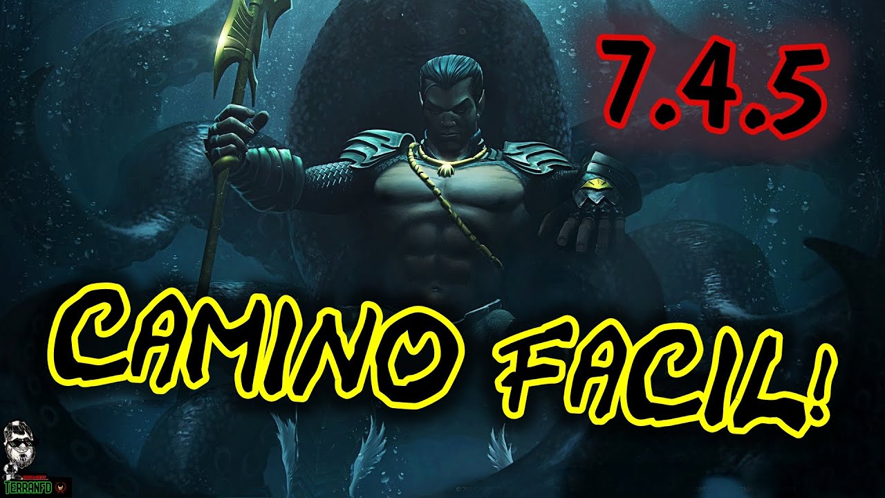 Mcoc... Acto 7.4.5 Guia Del Camino Facil! Y Mejores Personajes Para el Camino Y Jefe (Namor)