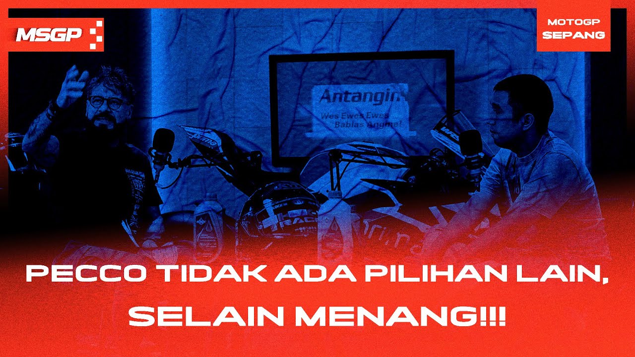 MotoGP Malaysia - Pecco Tidak Ada Pilihan Lain, Selain Menang!!!