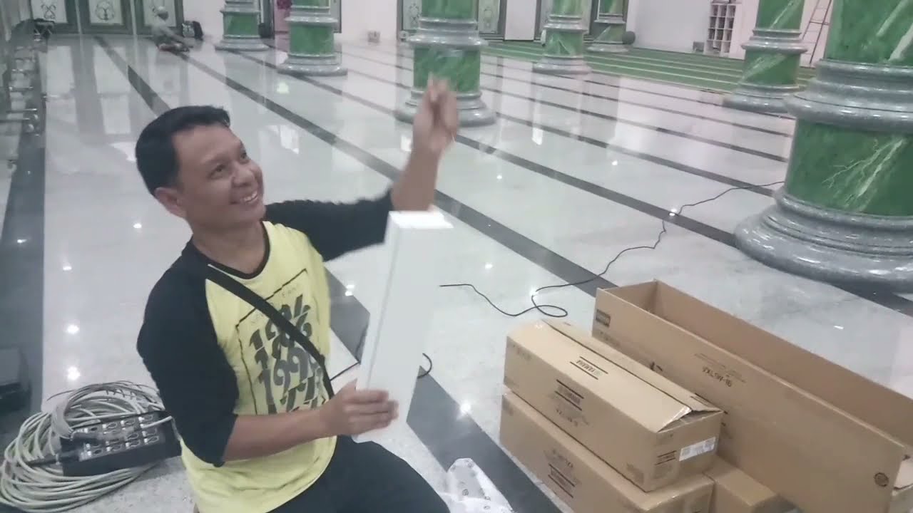 Speaker Line Array untuk masjid | Suara jernih & rata| Yamaha VXL 8 & 16