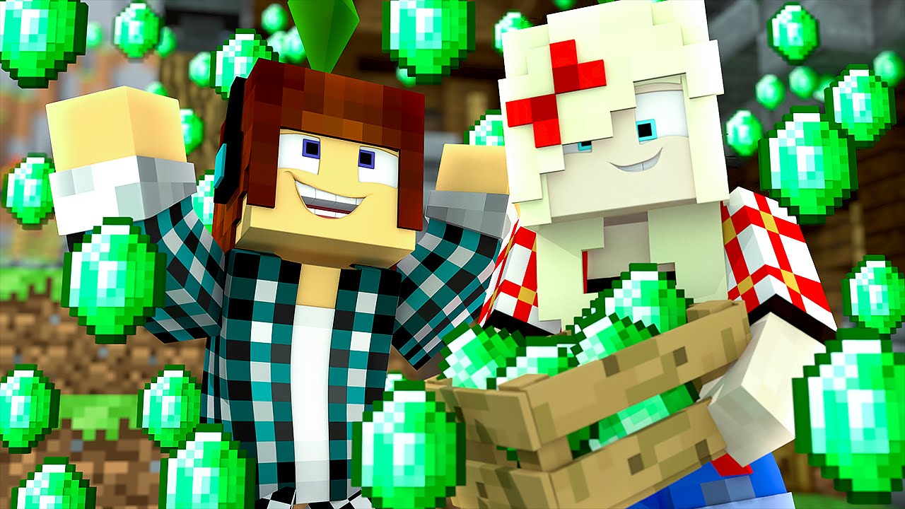 Minecraft : ESMERALDAS !! - The Sims Craft 2 #04