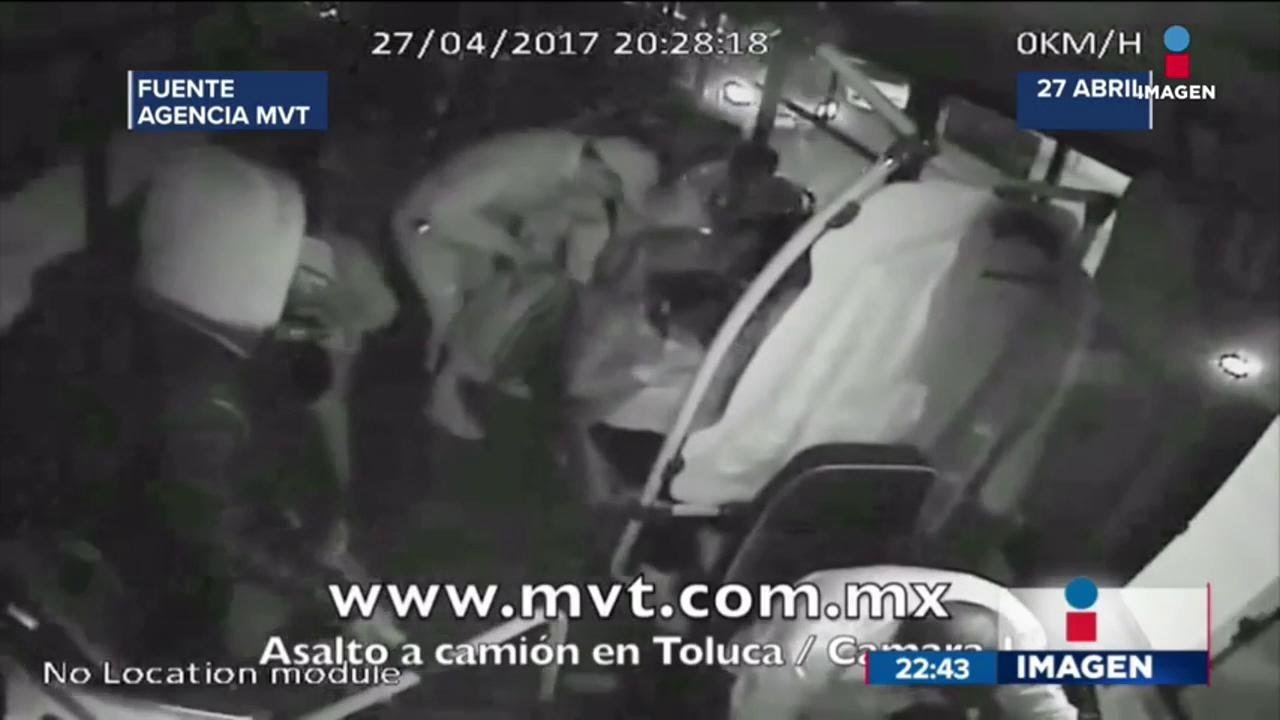 Otro asalto muy violento en transporte público del Edomex