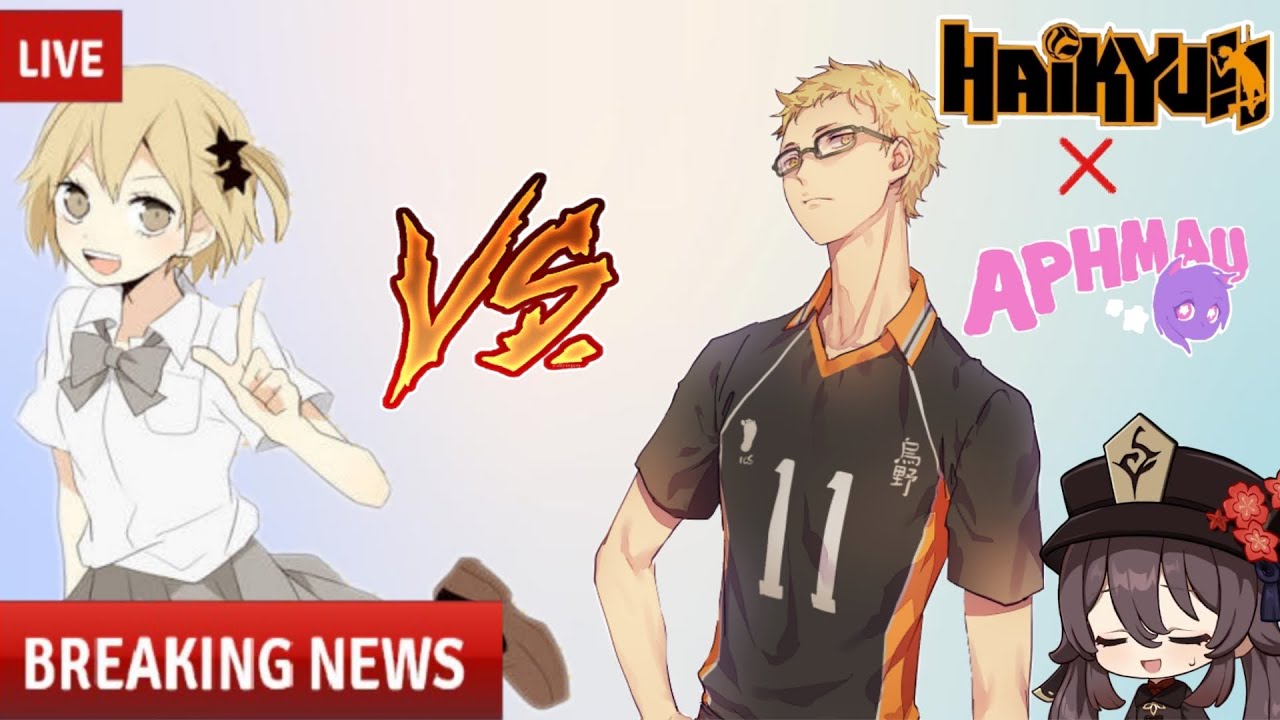 Aph Tv Ft yachi and TSUKISHIMA | Haikyuu x Aphmau | Haikyuu texting story skit