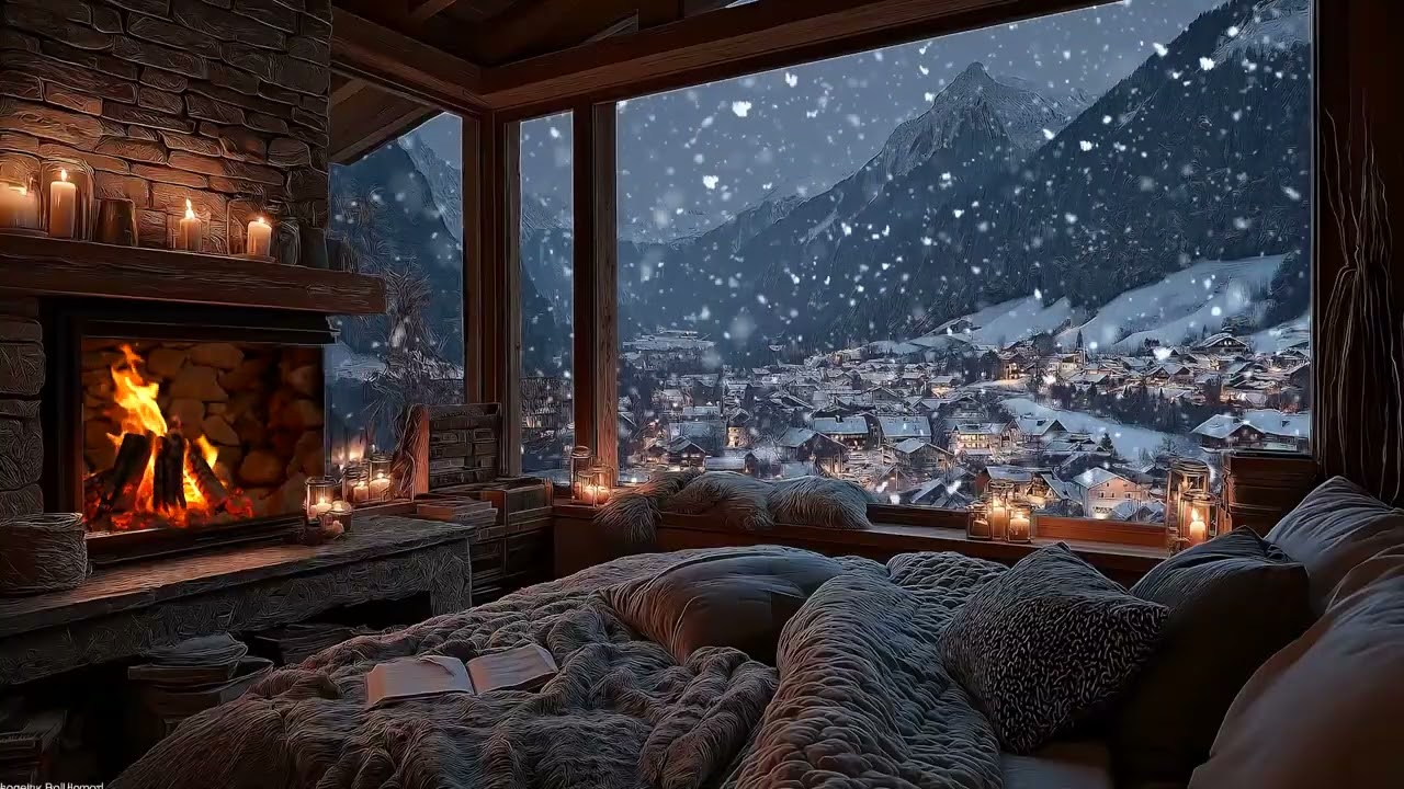 When Snow Sleeps – Quiet Winter Piano and Soft Wind Ambience for Deep Sleep and Calm Nights