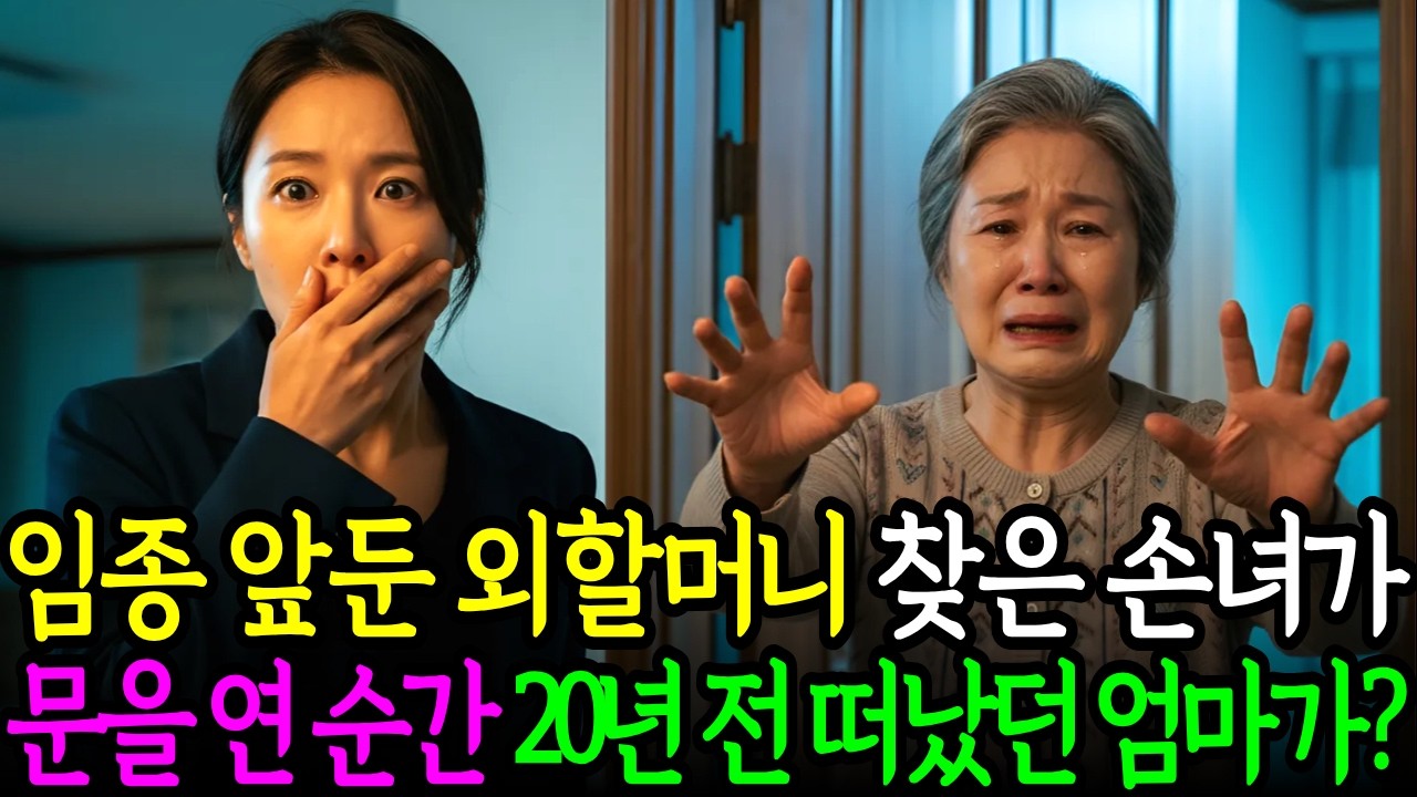 임종 앞둔 외할머니를 찾은 손녀가 문을 열었다. 20년 전 떠났던 엄마를 보고 입을 막는데.. | 노후사연 | 사연라디오 | 오디오북
