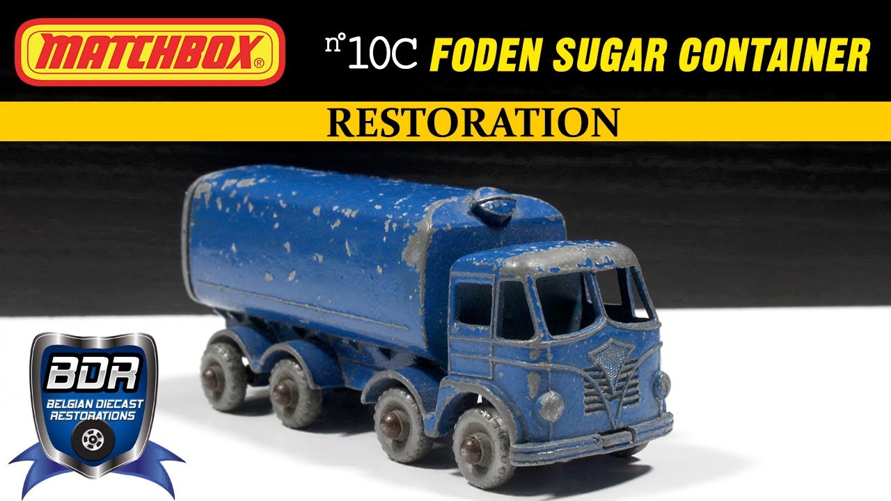 Lesney Matchbox 10c Foden Sugar Container Diecast Restoration