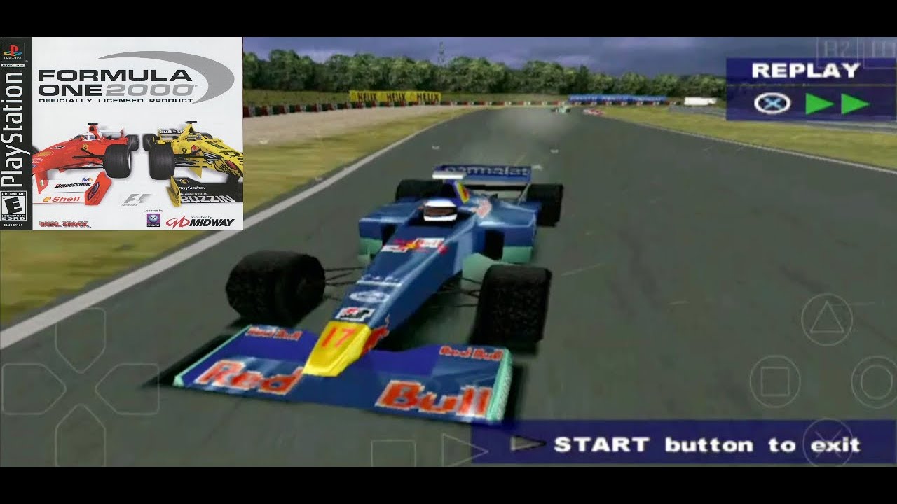 Game PS1 ePSXe Formula One 2000 Cuaca Hujan /Replay